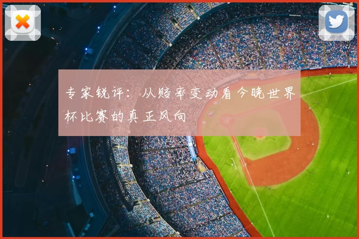 专家锐评:从赔率变动看今晚世界杯比赛的真正风向