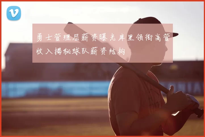 勇士管理层薪资曝光库里领衔高管收入揭秘球队薪资结构