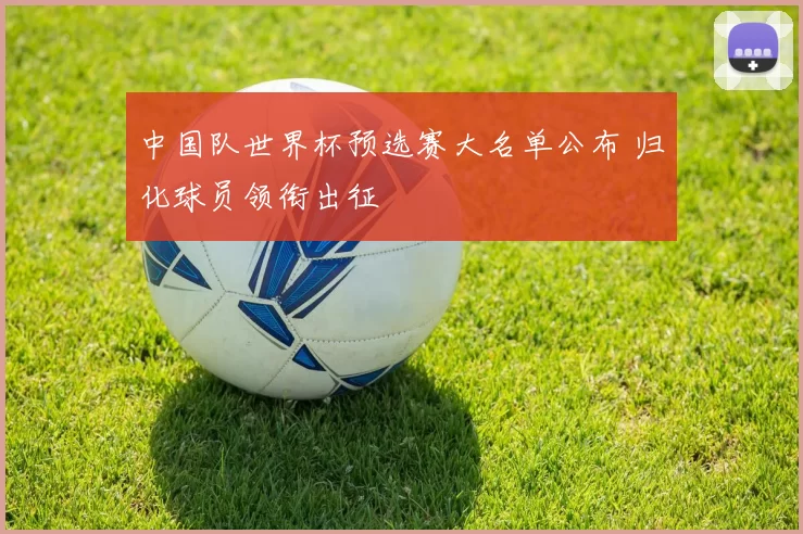 中国队世界杯预选赛大名单公布 归化球员领衔出征